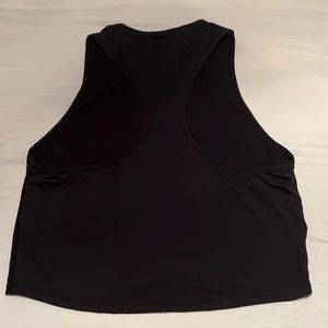 Energy Cropped Tank Top - Black size Medium